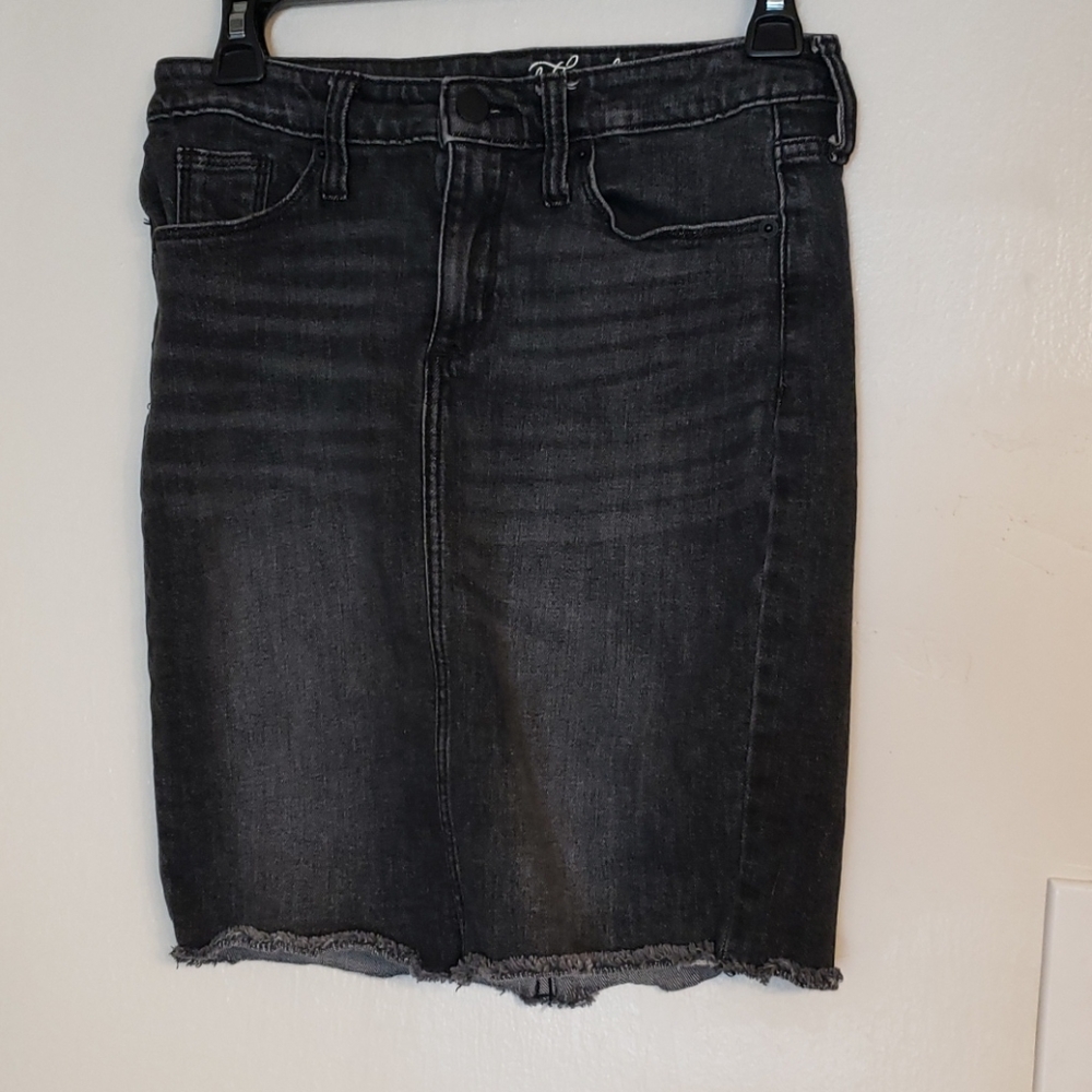 Universal Thread Black Denim Mini skirt